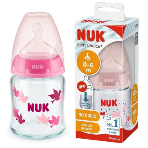 NUK biberon en verre nature sense S vert 120 ml – Image 7