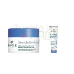 nuxe creme fraiche creme riche peaux seches 50ml + creme fraiche 3en1 30ml pffert