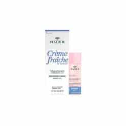 nuxe duo creme fraiche creme repulpante peaux normale + very rose eau micellaire 50ml
