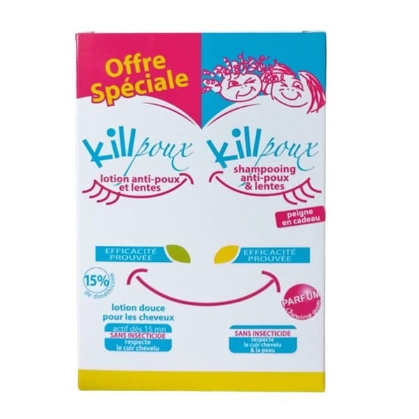 KILLPOUX Pack Lotion + SHAMPOOING