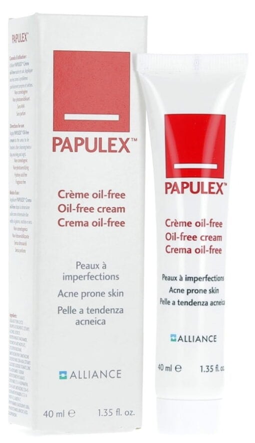 PAPULEX crème hydrate Oil-free peaux a imperfections 40 ml – Image 3