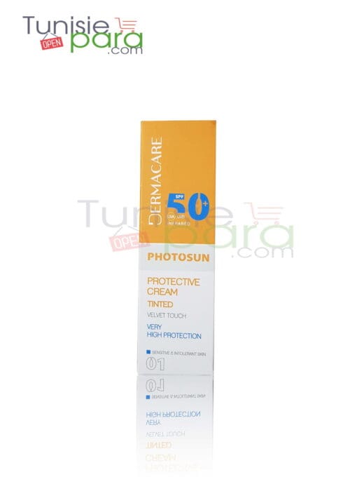 Dermacare Photosun crème protectrice teintée SPF 50 N 01 peaux sèhes 50 ml – Image 2