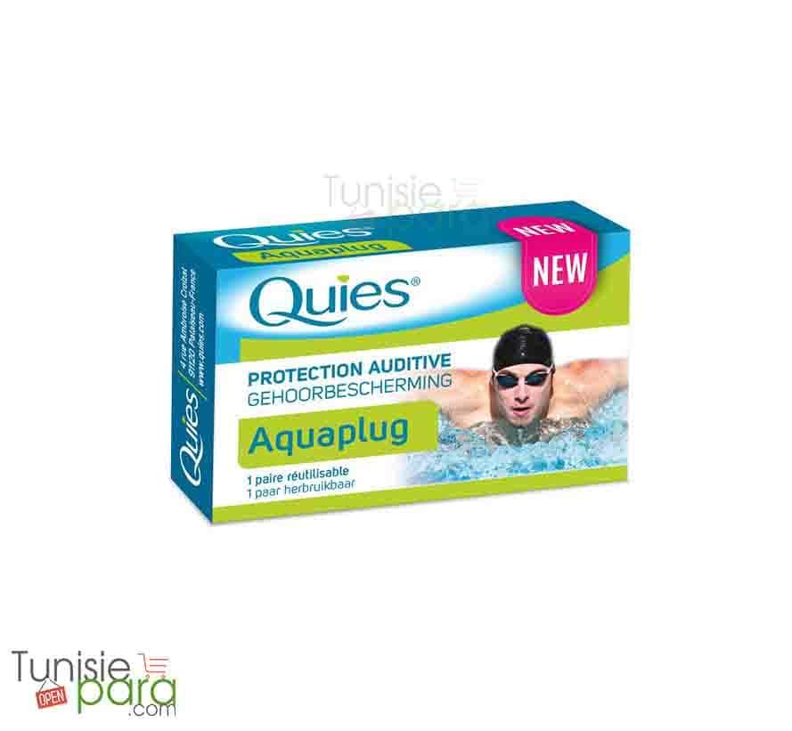 Quies Bouchons d'Oreille Silicone Natation aquaplug adulte Boite de 2