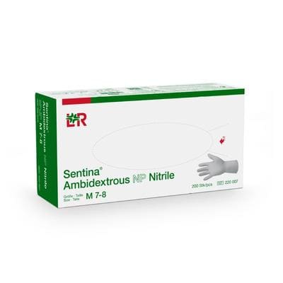 sentina azure gant d'examen nitrile non poudré L