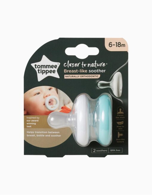 Tommee tippee sucette breast like 6-18m *2