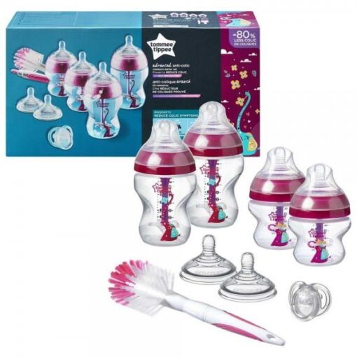 Tommee tippee kit naissance rose plastique