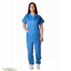 Tenue medicale pantalon (sans tunique) (taile S/M/L/XL) (blanche/bleue/Verte)