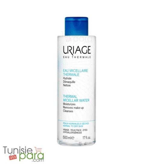 URIAGE EAU MICELLAIRE THERMALE hydrate démaquille nettoie  500 ML