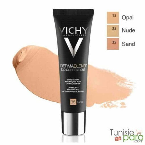 VICHY DERMABLEND 3D FOND DE TEINT PEAUX ACNEIQUES Sand 30ML