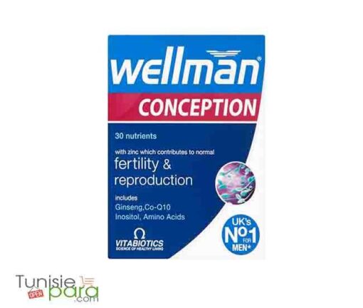 Vitabiotics Wellman Conception 30 comprimés