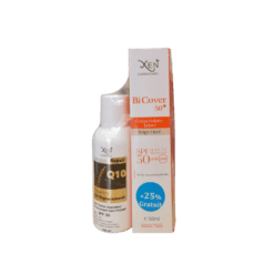 XEN Bi Cover 50+ écran beige dorée + Q10 Oil replacement spf 30 100ml offert