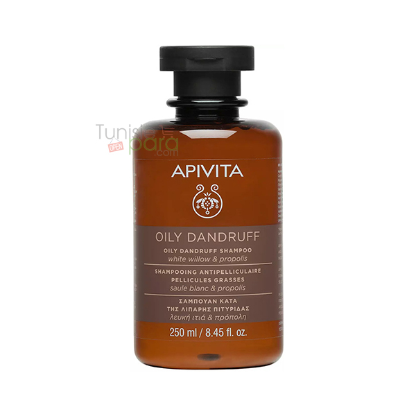 Apivita Shampoing Antipelliculaire – Pellicules Grasses 250ml
