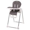 Chaise Haute Bebe Bianca gris-blanc