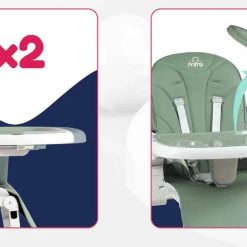 Chaise Haute Prima Bébé Piccola Rouge La chaise haute PICCOLA MULTI-POSITION peut être utilisée comme chaise bébé à la table à manger et chaise haute bébé évolutive : choisissez la position la plus appropriée pour que votre bébé soit confort et relax. Caractéristiques:  A partir de 6 mois jusqu’à 3ans. Facilement ajustable avec : 3 positions pour le dossier inclinable. 3 pour le repose pieds. 6 hauteurs différentes pour le siège. Facile à Ranger et à Déplacer – Grâce a ses 2 roues arrières, elle se déplace en toute simplicité, une fois utilisée, pliez-la et rangez la chaise haute, sa structure ultra compacte est conçue pour optimiser votre espace. Nettoyage Eclair : équipée d’une tablette avec un plateau en plastique clipsable et d’un coussin déhoussable pour tout laver en 1 clin d’œil.