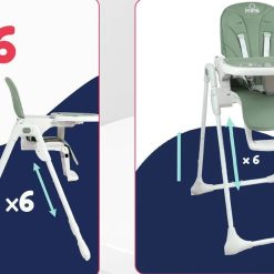 Chaise Haute Prima Bébé Piccola Rouge La chaise haute PICCOLA MULTI-POSITION peut être utilisée comme chaise bébé à la table à manger et chaise haute bébé évolutive : choisissez la position la plus appropriée pour que votre bébé soit confort et relax. Caractéristiques:  A partir de 6 mois jusqu’à 3ans. Facilement ajustable avec : 3 positions pour le dossier inclinable. 3 pour le repose pieds. 6 hauteurs différentes pour le siège. Facile à Ranger et à Déplacer – Grâce a ses 2 roues arrières, elle se déplace en toute simplicité, une fois utilisée, pliez-la et rangez la chaise haute, sa structure ultra compacte est conçue pour optimiser votre espace. Nettoyage Eclair : équipée d’une tablette avec un plateau en plastique clipsable et d’un coussin déhoussable pour tout laver en 1 clin d’œil.