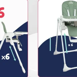 CHAISE HAUTE PRIMA BÉBÉ PICCOLA GRIS