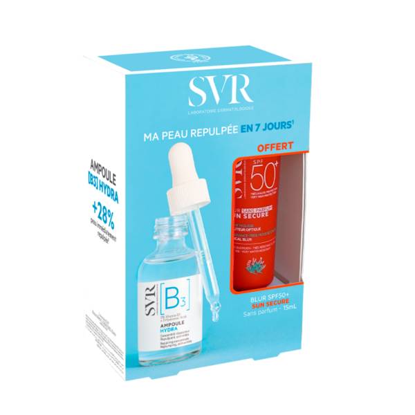SVR SET Ampoule B + blur sans parfum 15ml OFFERT
