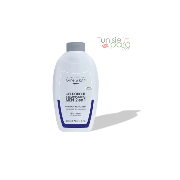 BYPHASSE GEL DOUCHE ET SHAMP 2 EN 1 GROOVY 600ML