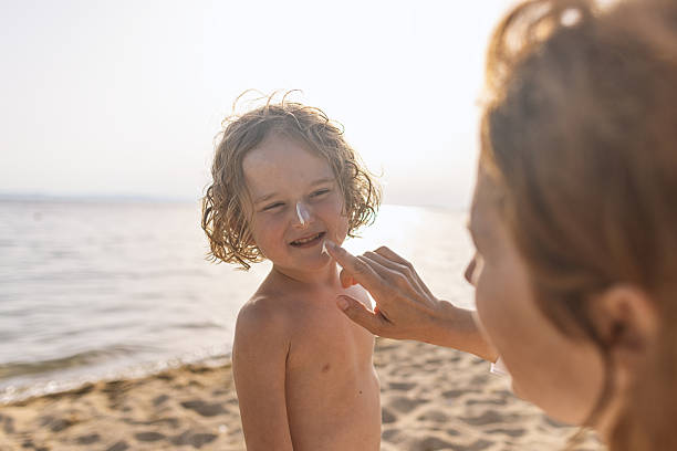 Écran solaire pour enfants