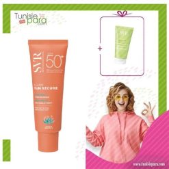 svr pack sun secure fluide + sebiaclear gel nettoyant 55ml offert