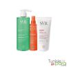 svr pack sun secure spray + spirial deo douche + topialyse creme offerte