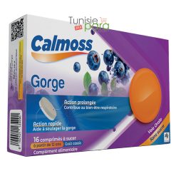 VITAL Calmoss gorge Cassis Boîte 16 comprimé