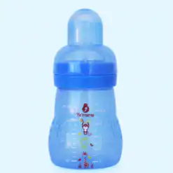 YA'MAMA biberon col large bleu sans bras 150ml