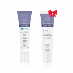 jonzac DUO rehydrate serum concentre desalterant + PURE soin purifiant anti imperfection 50ml OFFERTE