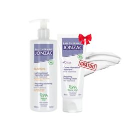 jonzac pack lait nutritif 400ml +cica creme reparatrice gratuit