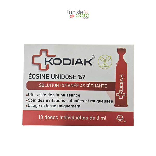 kodiak eosine 2% 10 Unidose 3ml