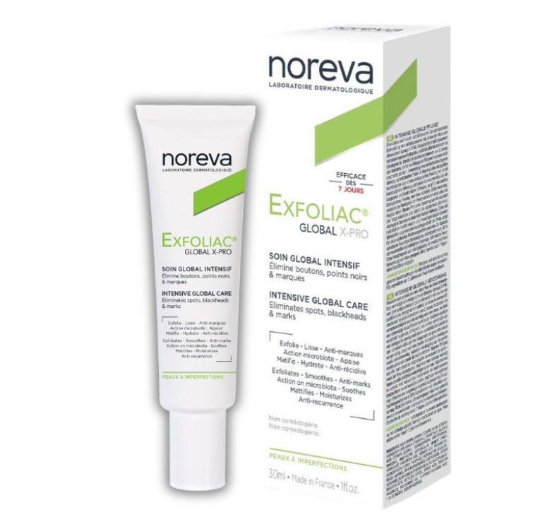 NOREVA EXFOLIAC GLOBAL X-PRO soin global intensif 30ml