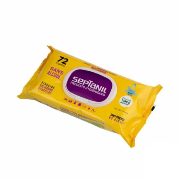 SEPTANIL Lingettes désinfectantes Multi usage B/72