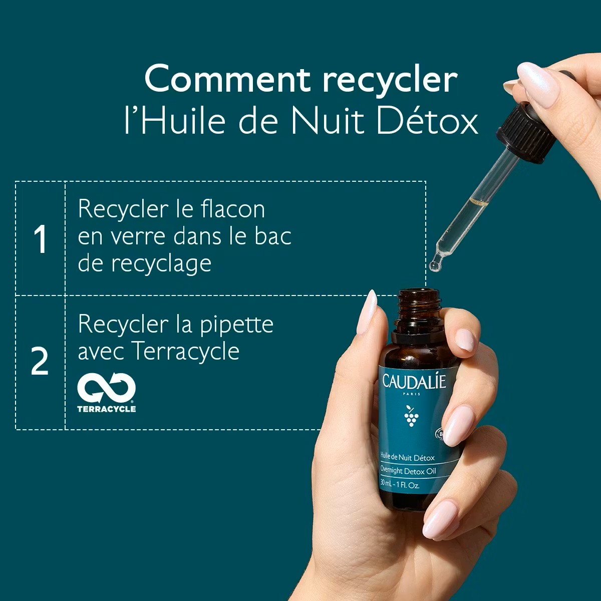Caudalie Vinoclean - Huile de nuit détox – Image 2