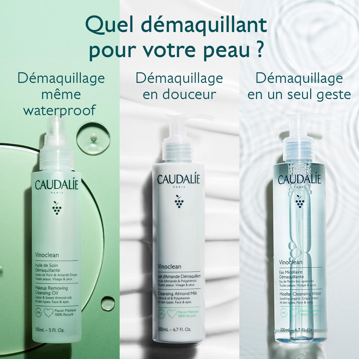 Caudalie Vinoclean - Lait d_Amande Démaquillant 200ml – Image 5
