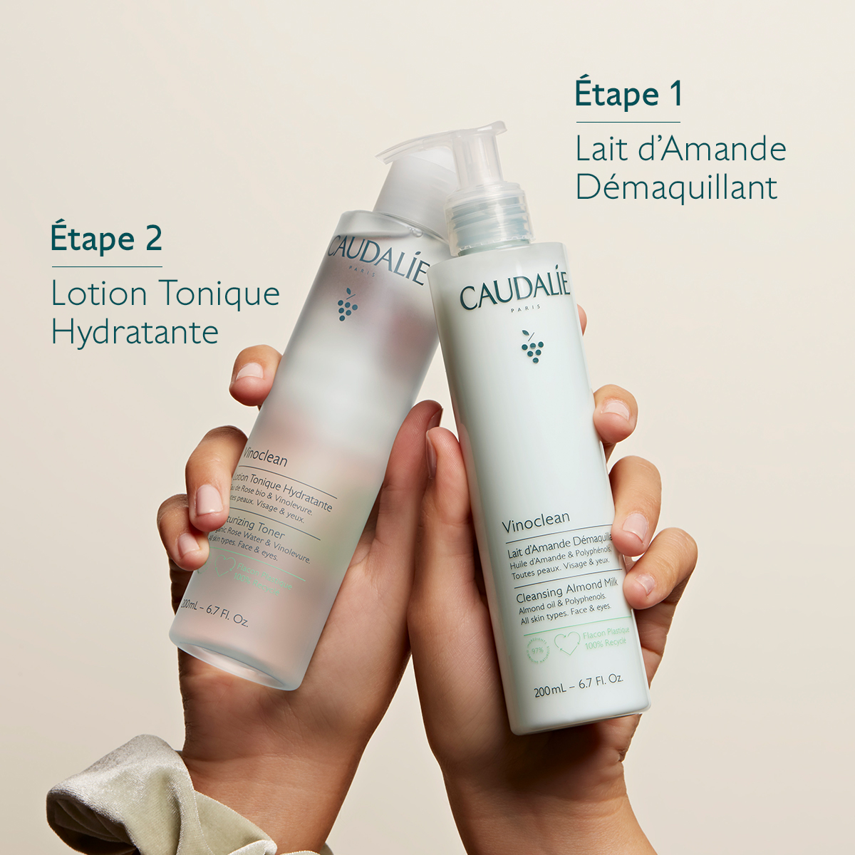 Caudalie Vinoclean - Lait d_Amande Démaquillant 200ml – Image 3