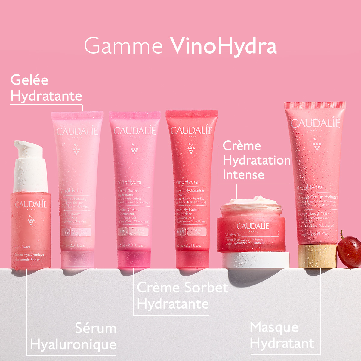 Caudalie Vinohydra - Crème sorbet hydratante à l_acide hyaluronique et camomille – Image 3