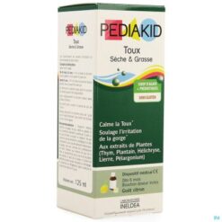 PEDIAKID TOUX SECHE ET GRASSE 125 ML