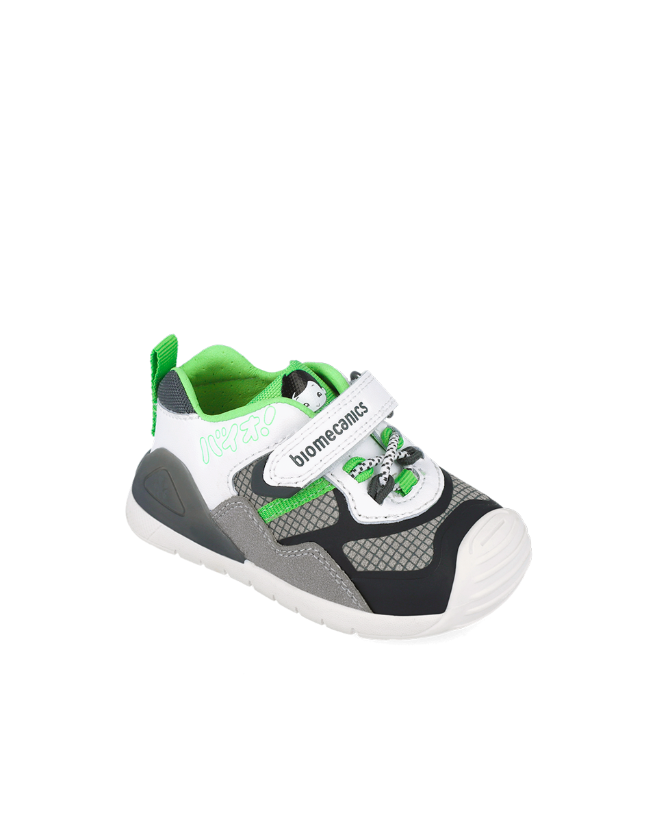 BIOMECANICS Chaussure urban blanc et vert (Napa) Pointure 21 Réf: 251130-C543 – Image 4