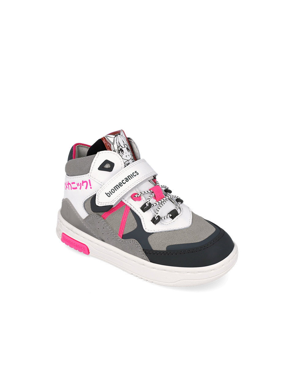 BIOMECANICS Bottine casual blanc et fuchsia (Napa) Pointure 28 Réf: 251237-B304 – Image 3