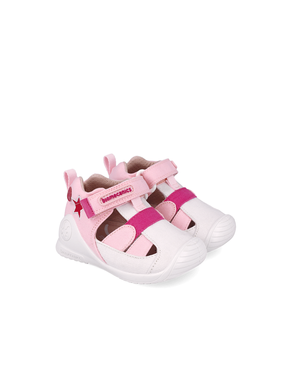 BIOMECANICS Sandale étoile blanche (Gabardine) Pointure 23 Réf 252182-B050 – Image 5