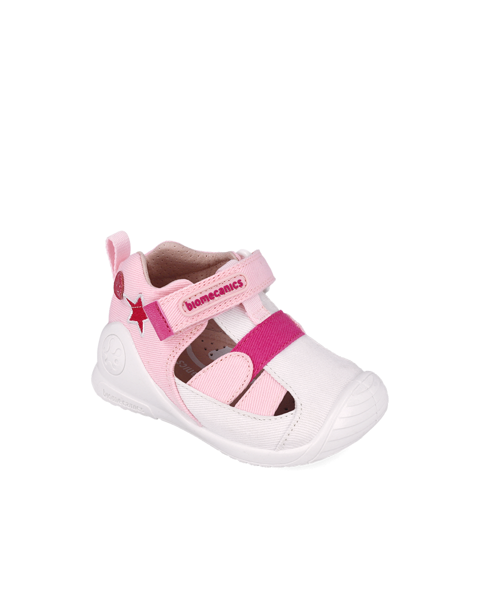 BIOMECANICS Sandale étoile blanche (Gabardine) Pointure 23 Réf 252182-B050 – Image 3