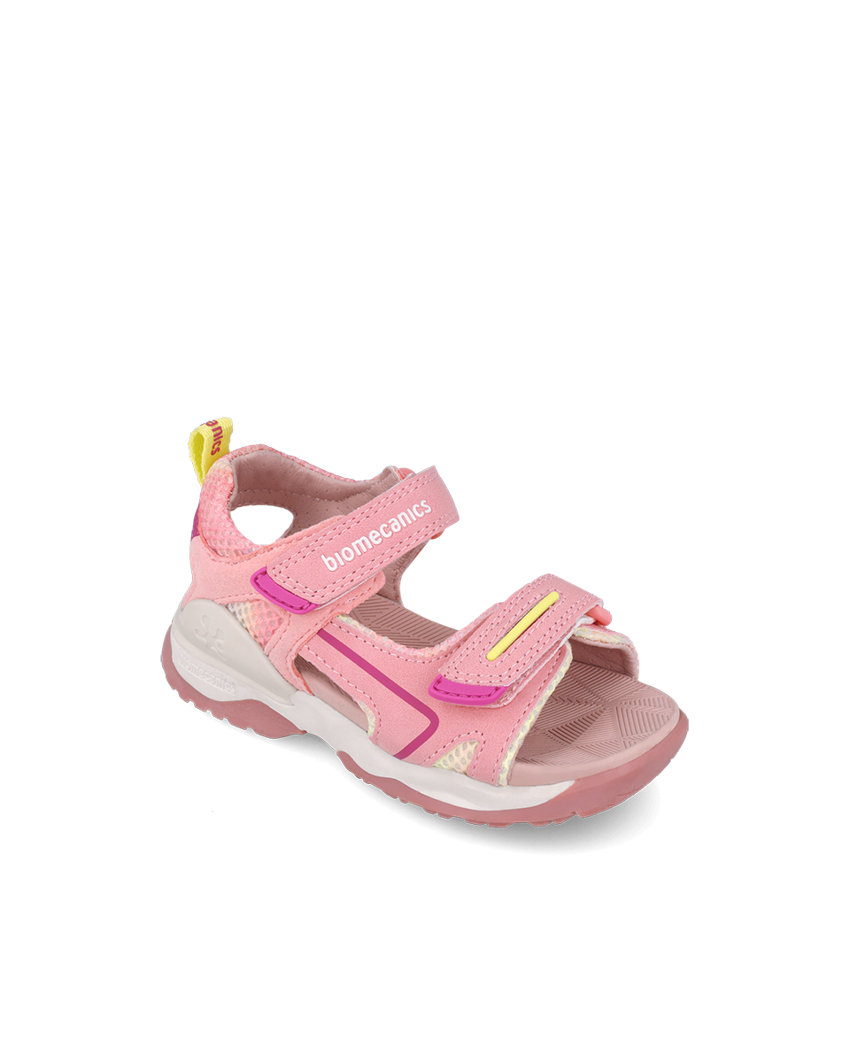 BIOMECANICS Chaussure sport blanc et corail (Maille) Pointure 30 Réf: 252246-B488 – Image 4