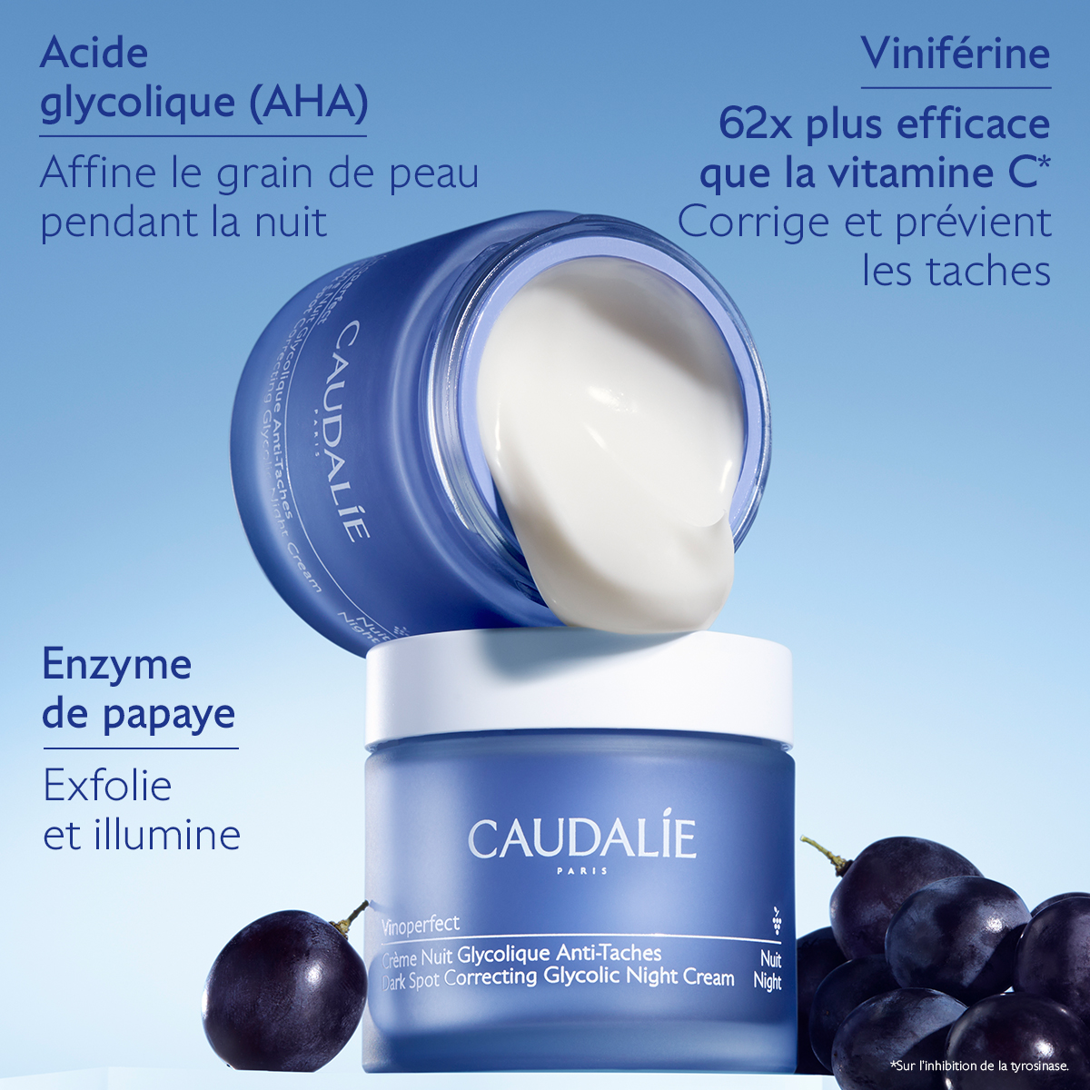 Caudalie Vinoperfect Crème Nuit Glycolique Anti-Taches – Image 6