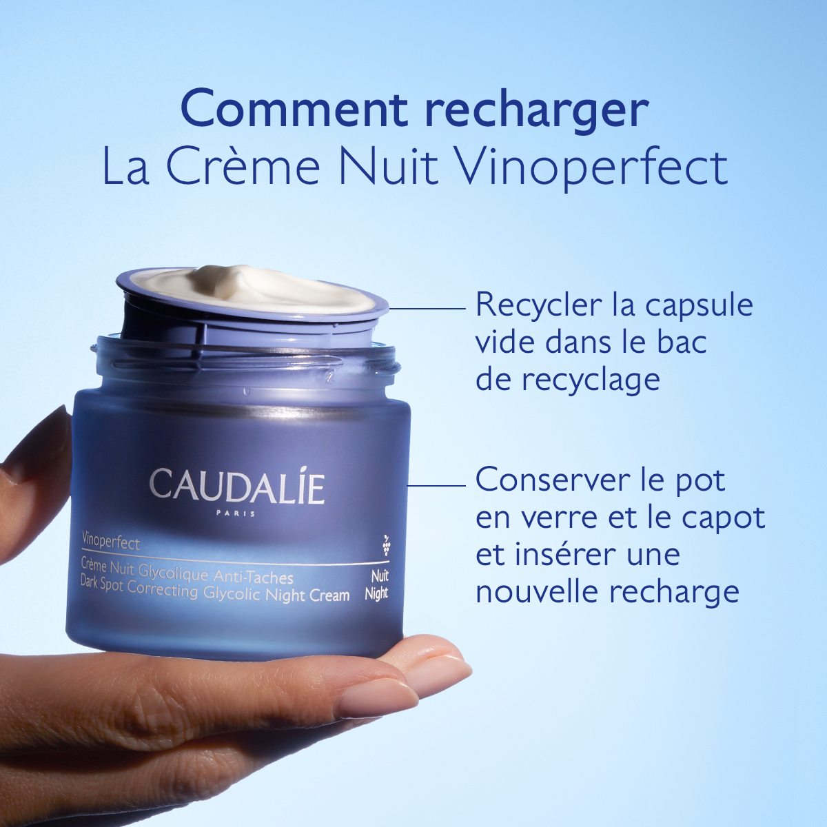 Caudalie Vinoperfect Crème Nuit Glycolique Anti-Taches – Image 2