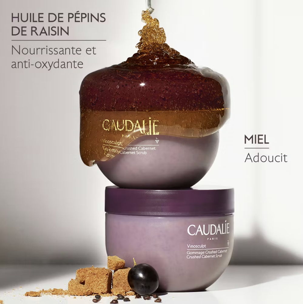 Caudalie Vinosculpt - Gommage crushed cabernet au miel – Image 4