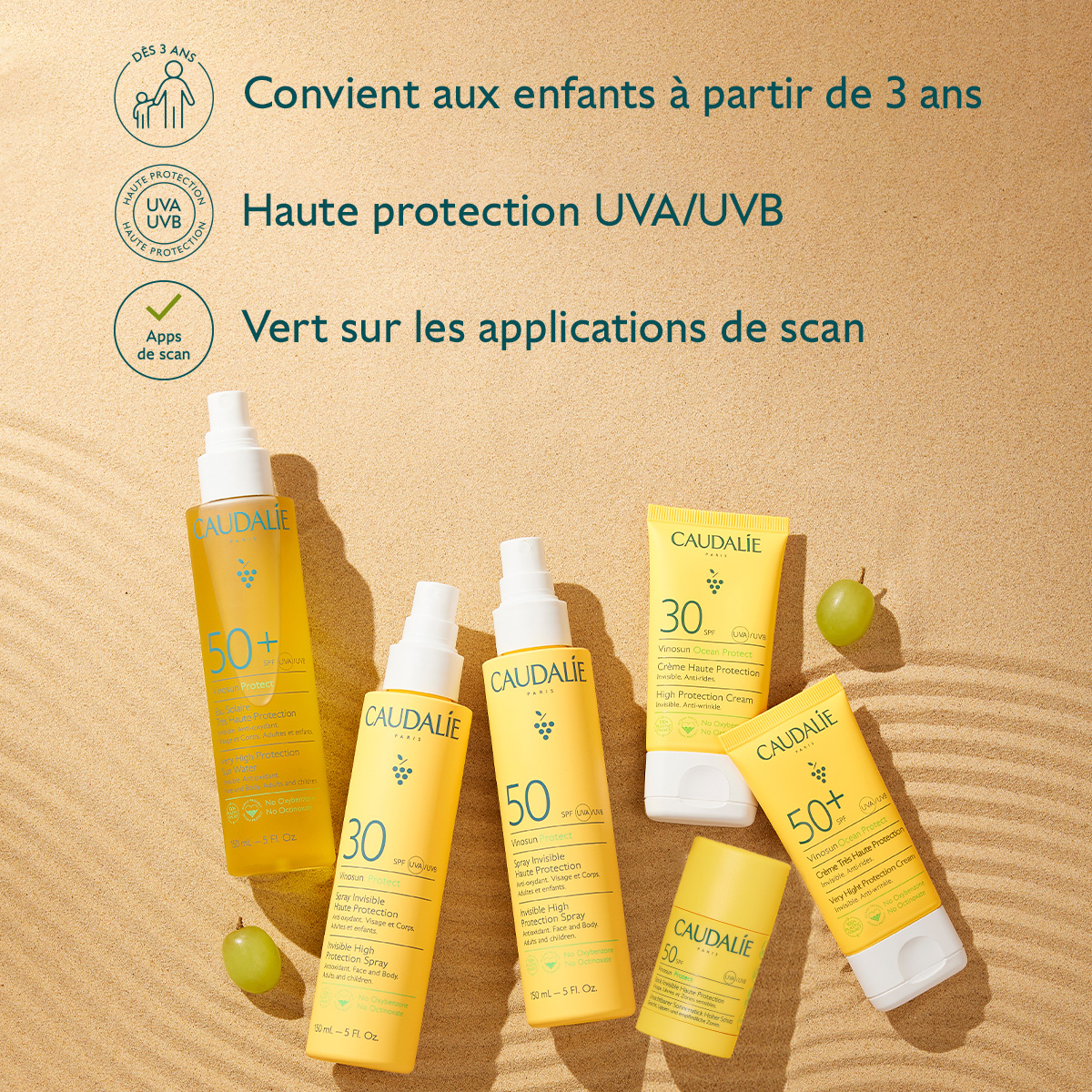 Caudalie Vinosun - Spray Invisible Haute Protection SPF30 – Image 3