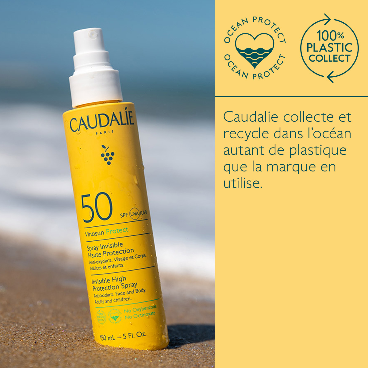 Caudalie Vinosun - Spray Invisible Haute Protection SPF50 – Image 7