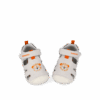 Sandales Biogateo en Toile - Beige et orange REF: 262185-B103