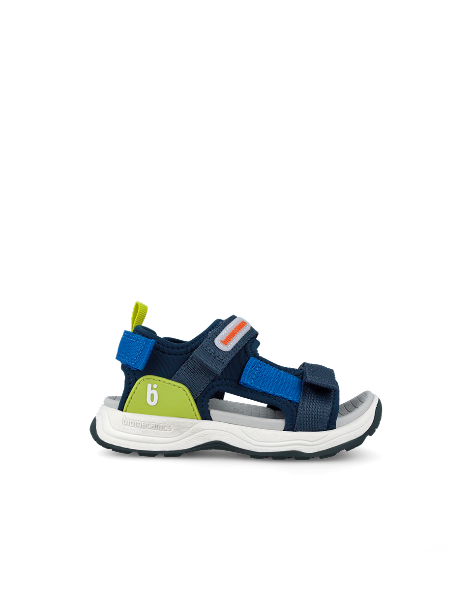 Sandales de sport pour garçon – Bleu Marine et Vert Lime REF: 262242-A089 – Image 5