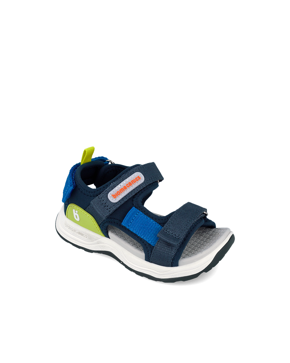 Sandales de sport pour garçon – Bleu Marine et Vert Lime REF: 262242-A089 – Image 2